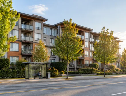 A low rise condo building near Scott Road, condos for sale in North Delta, BC