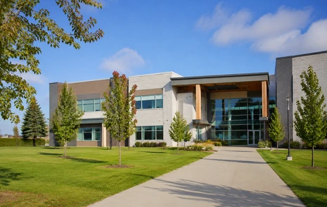 A large two storey family home lit at dusk, homes for sale near South Surrey schools
