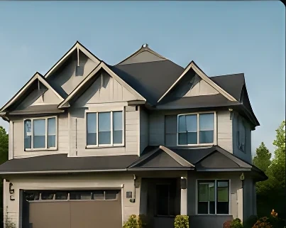 A detached family home with a yard in Willoughby Heights, Langley